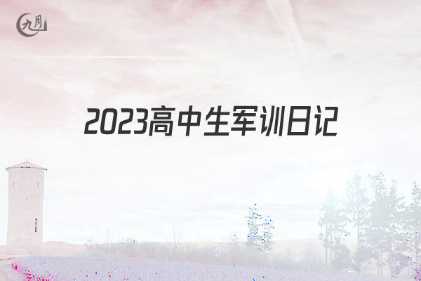 2022高中生军训日记