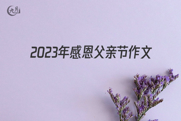 2022年感恩父亲节作文