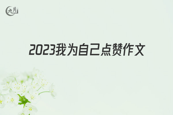 2022我为自己点赞作文