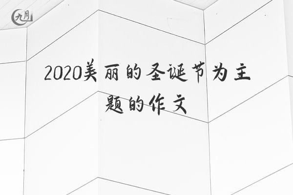 2020美丽的圣诞节为主题的作文