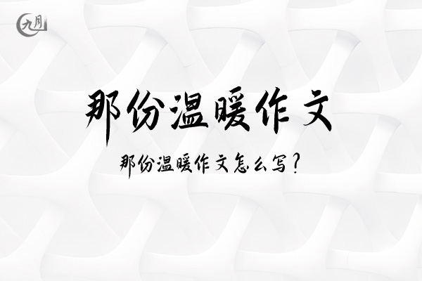 那份温暖作文