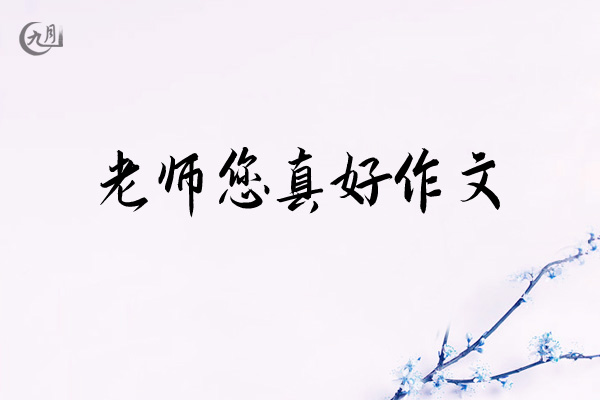 老师您真好作文