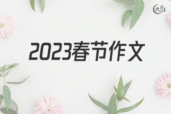 2021春节作文