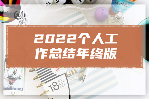 2022个人工作总结年终版