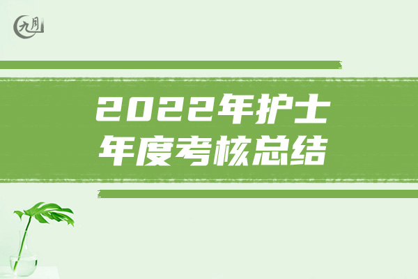 2022年护士年度考核总结