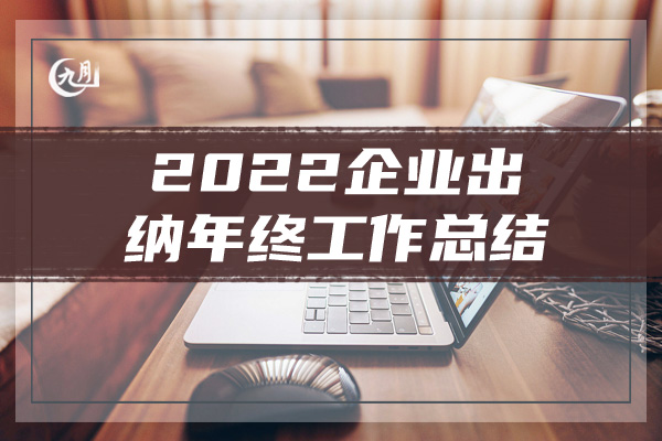 2022企业出纳年终工作总结