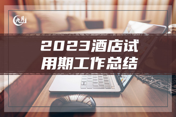 2023酒店试用期工作总结