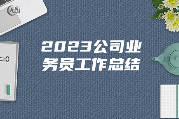 2023公司业务员工作总结