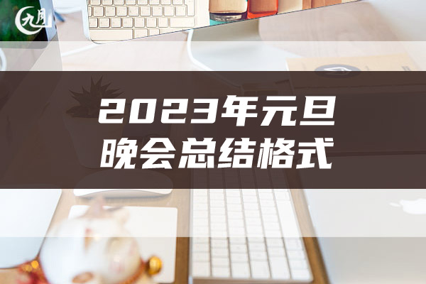 2023年元旦晚会总结格式