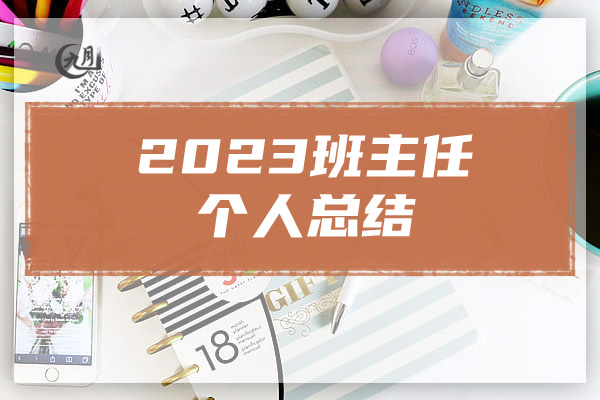 2023班主任个人总结