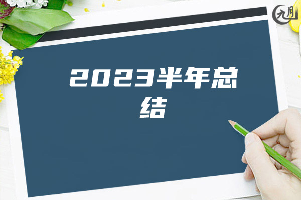 2023半年总结