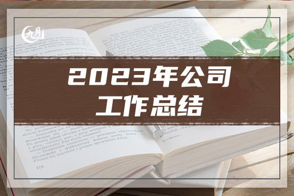 2023年公司工作总结