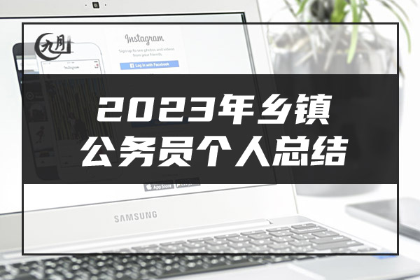 2023年乡镇公务员个人总结