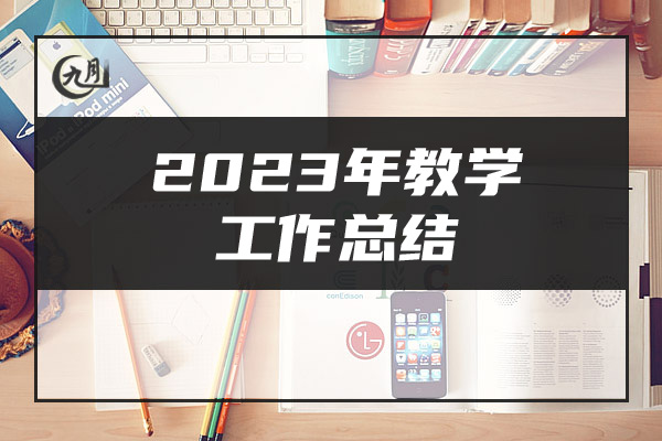 2023年教学工作总结