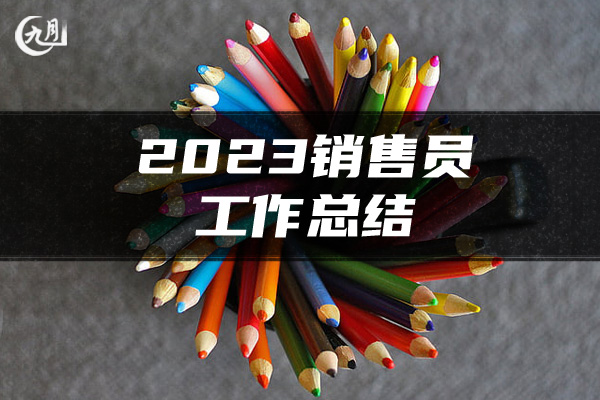 2023销售员工作总结