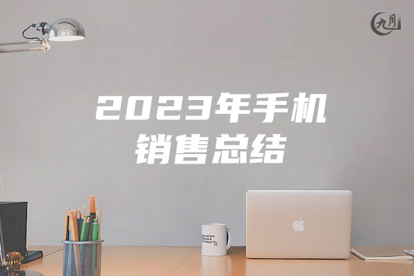 2023年手机销售总结