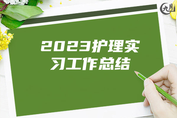 2023护理实习工作总结