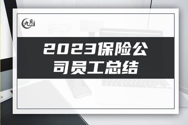 2023保险公司员工总结