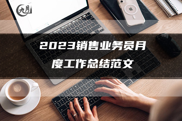 2023销售业务员月度工作总结范文