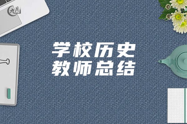 学校历史教师总结