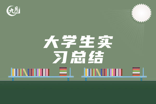 大学生实习总结