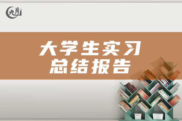 大学生实习总结报告