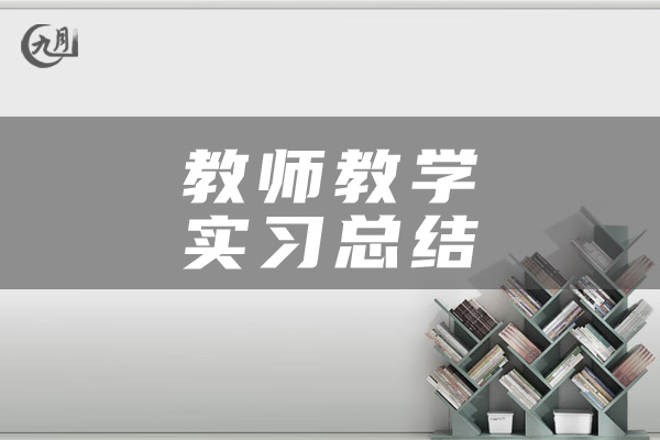 教师教学实习总结