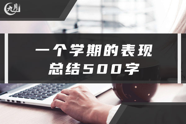 一个学期的表现总结500字