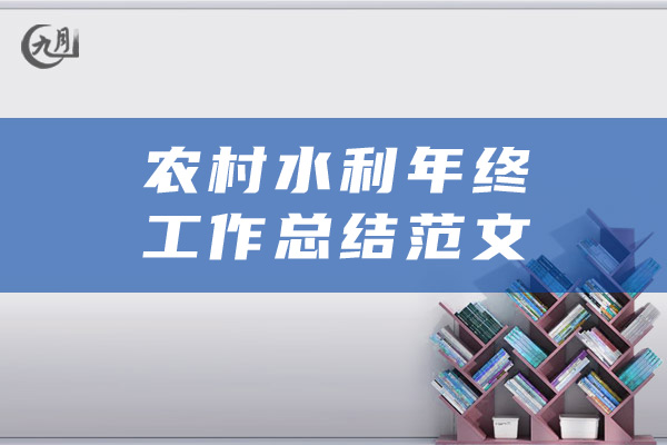 农村水利年终工作总结范文