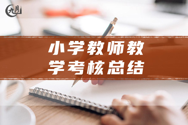 小学教师教学考核总结