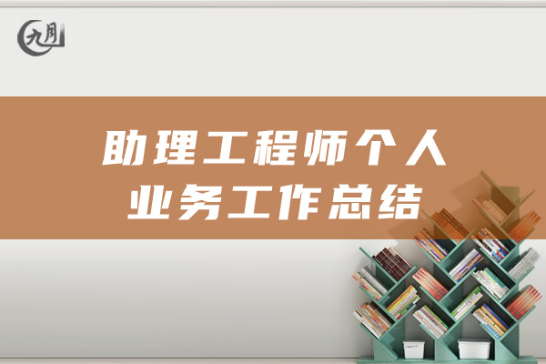 助理工程师个人业务工作总结